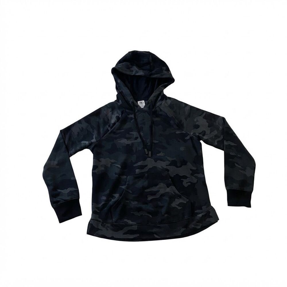 Athletic Works Youth Hoodie Size S/CH 4-6)Black Camo Long Sleeve Pullover Casual